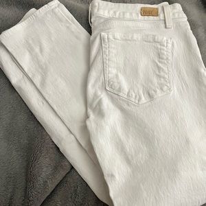 White Paige Kylie crop Jeans size 28